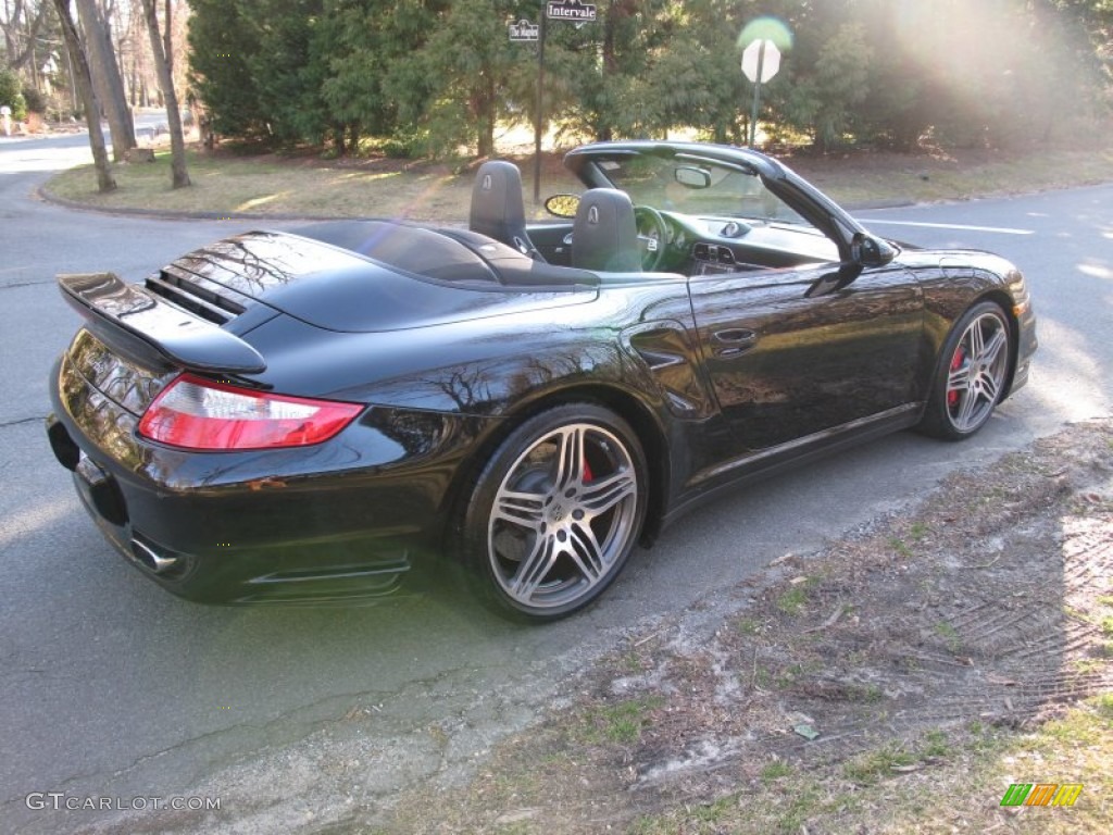 Black 2008 Porsche 911 Turbo Cabriolet Exterior Photo #61892472