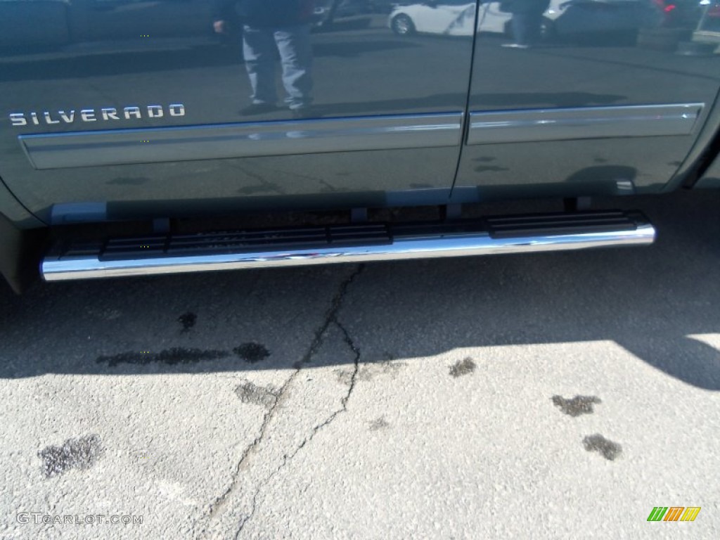 2012 Silverado 1500 LT Extended Cab 4x4 - Blue Granite Metallic / Ebony photo #10