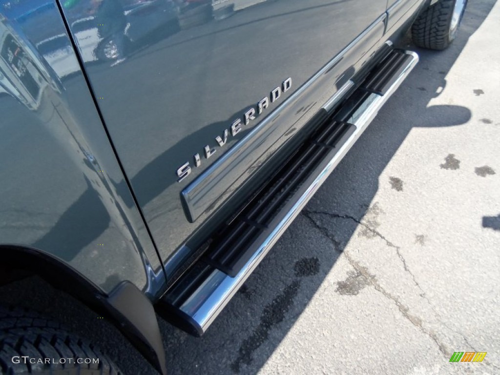 2012 Silverado 1500 LT Extended Cab 4x4 - Blue Granite Metallic / Ebony photo #11