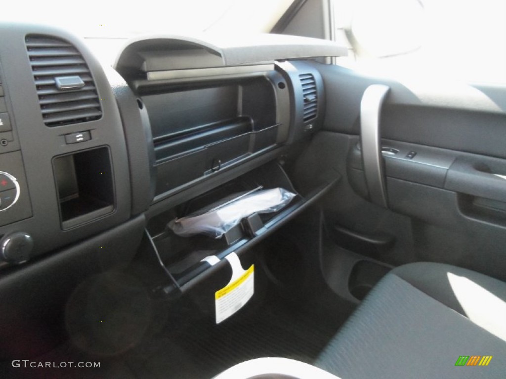 2012 Silverado 1500 LT Extended Cab 4x4 - Blue Granite Metallic / Ebony photo #37