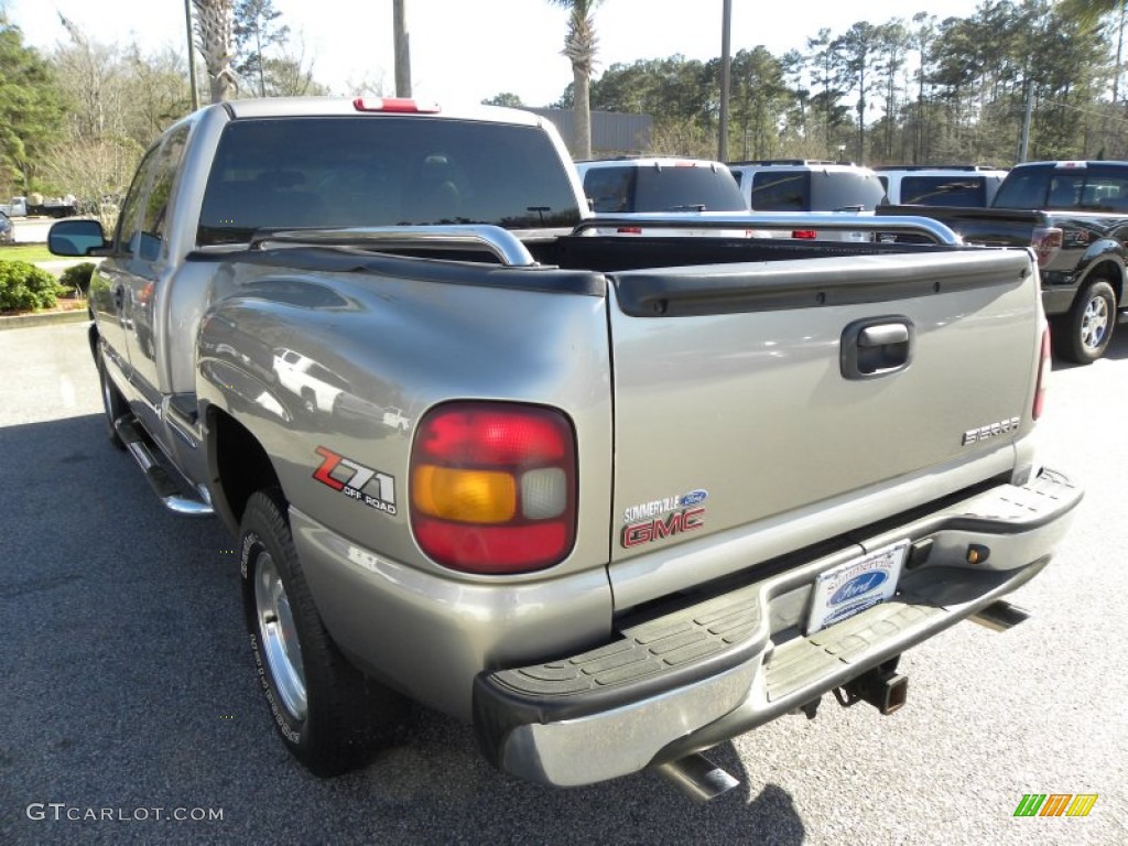 2001 Sierra 1500 SLT Extended Cab 4x4 - Topaz Gold Metallic / Neutral photo #14