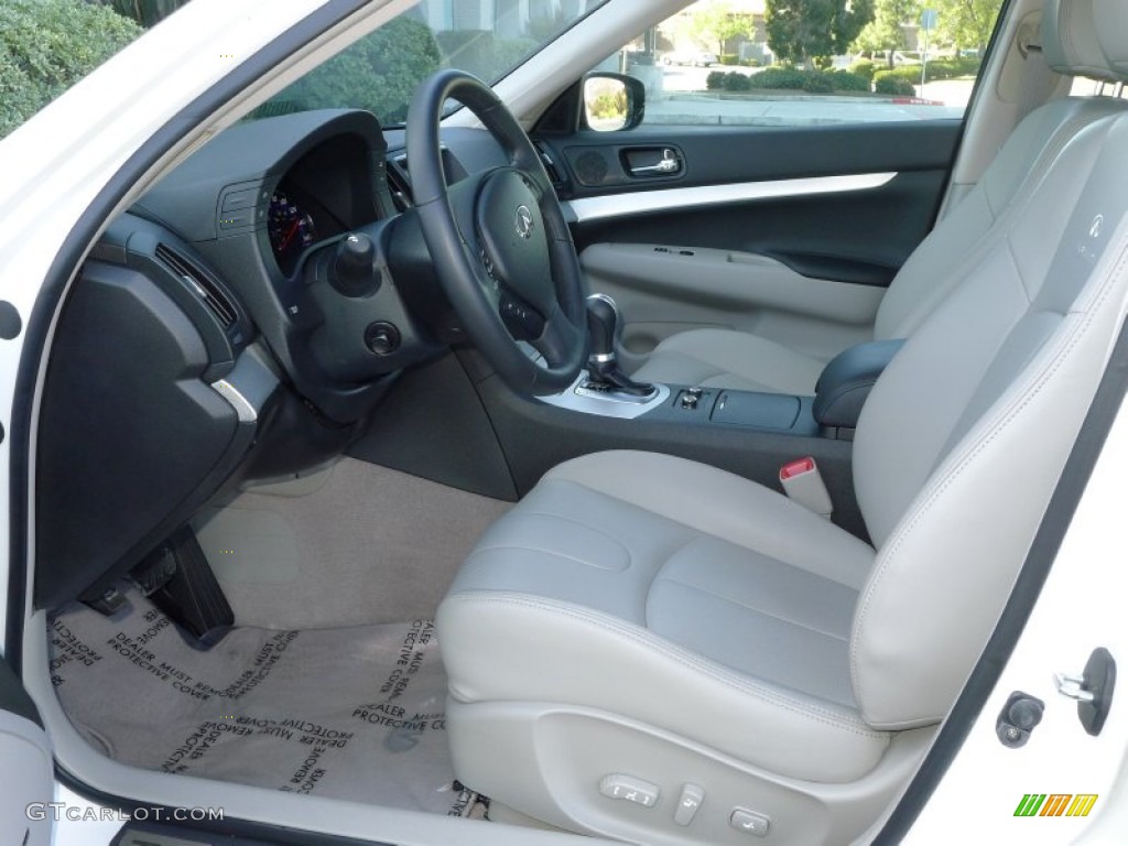 Stone Interior 2009 Infiniti G 37 Journey Sedan Photo #61895115