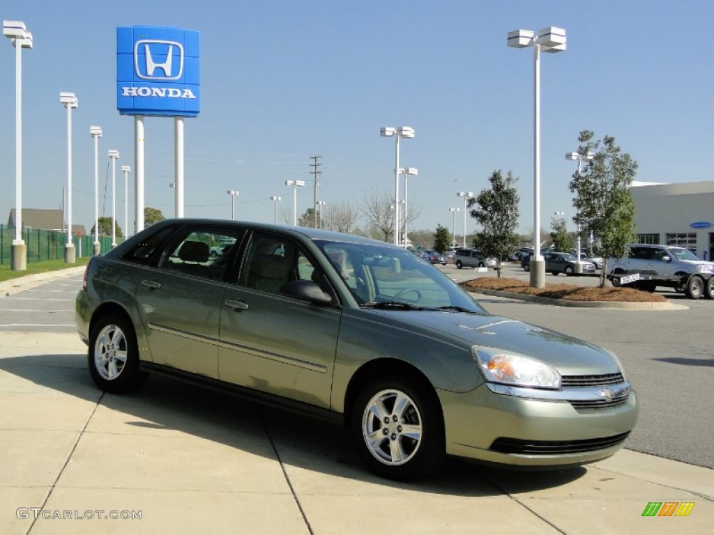 2005 Malibu Maxx LS Wagon - Silver Green Metallic / Neutral Beige photo #3