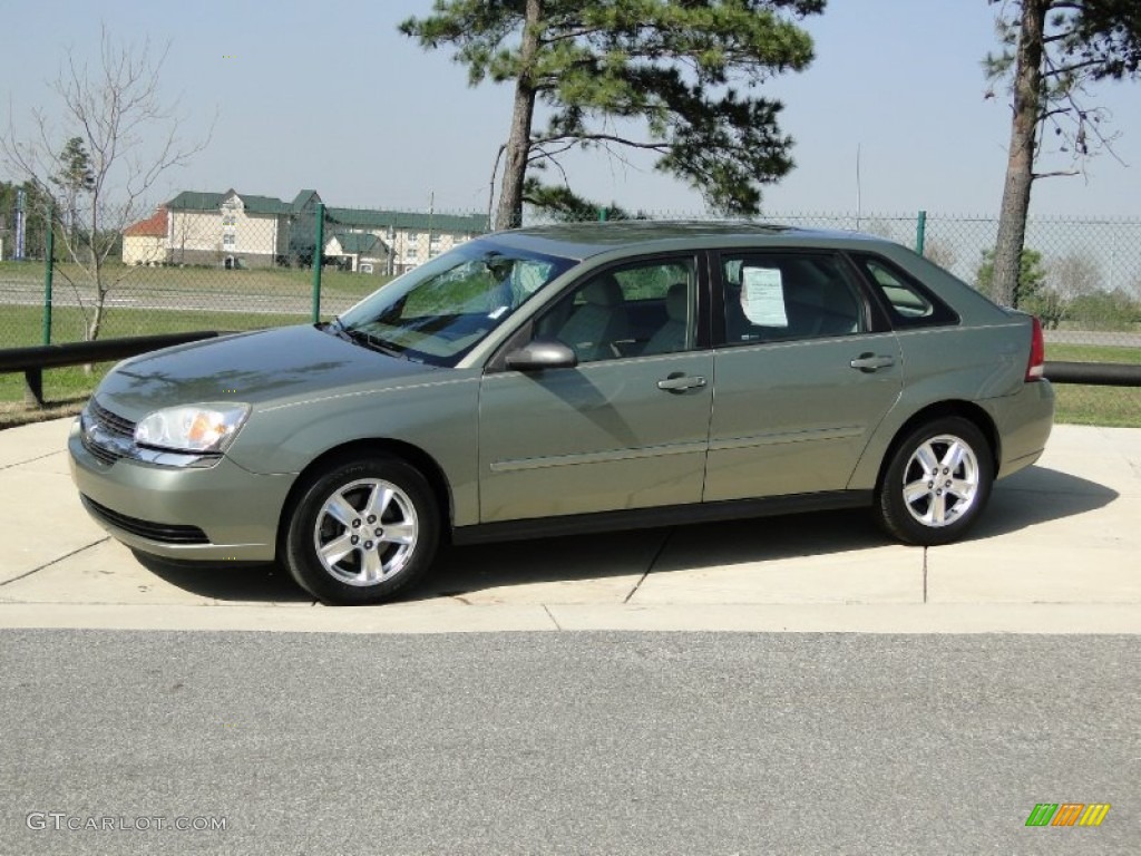 2005 Malibu Maxx LS Wagon - Silver Green Metallic / Neutral Beige photo #9