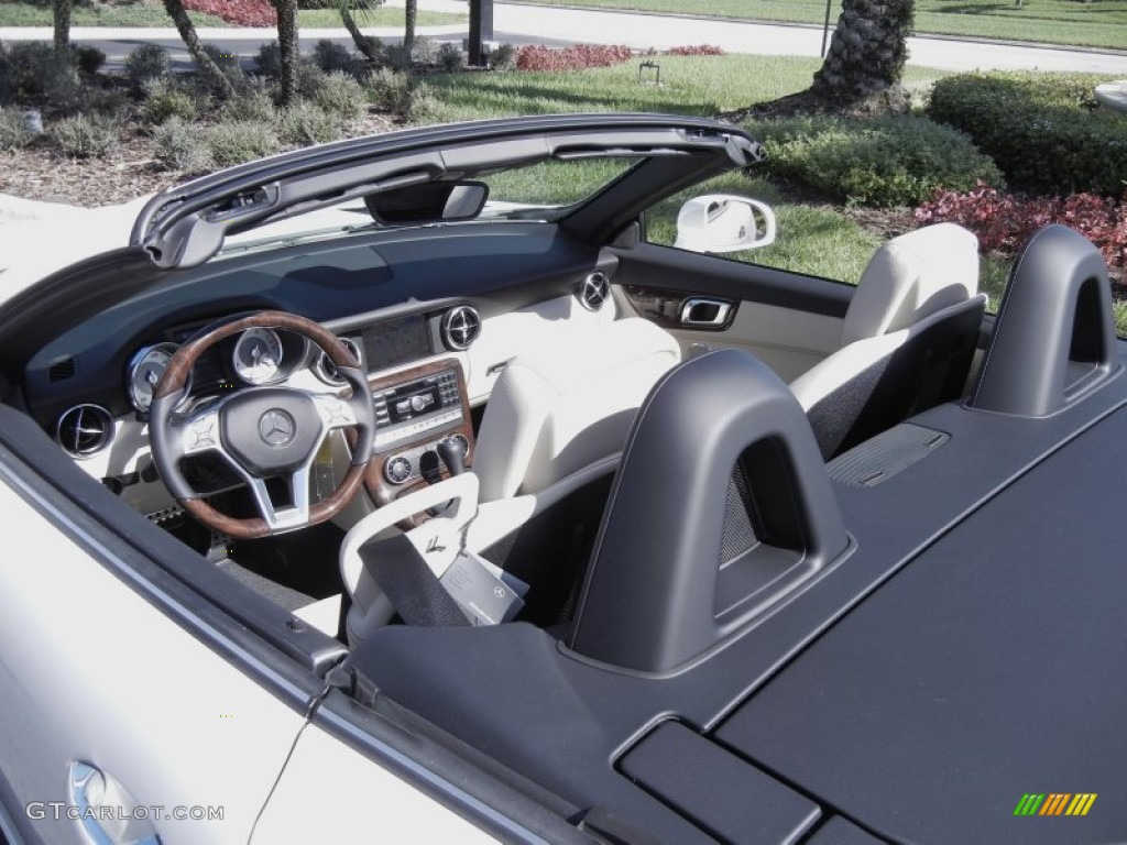 2012 SLK 350 Roadster - Diamond White Metallic / Sahara Beige photo #11