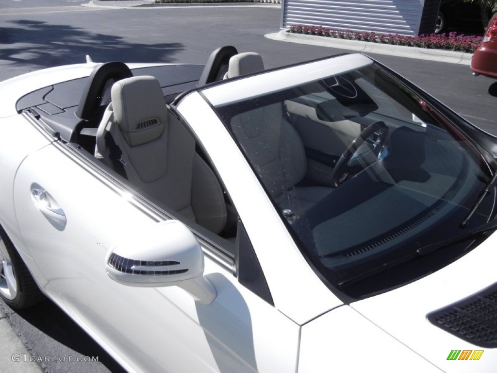 2012 SLK 350 Roadster - Diamond White Metallic / Sahara Beige photo #13