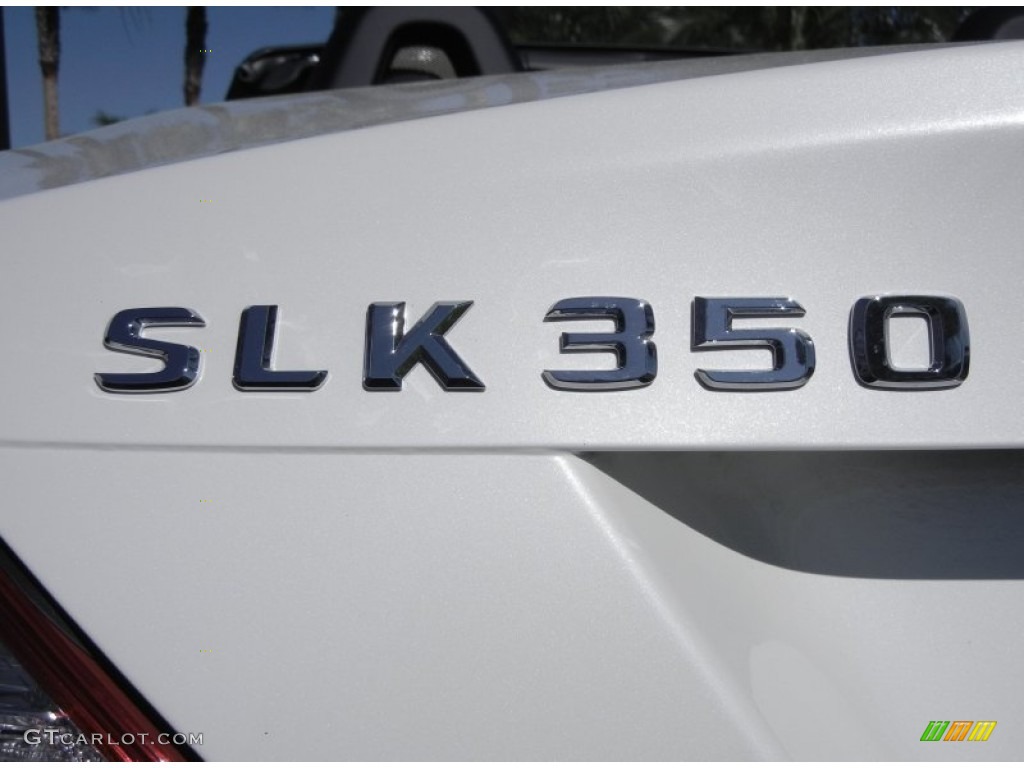 2012 SLK 350 Roadster - Diamond White Metallic / Sahara Beige photo #14