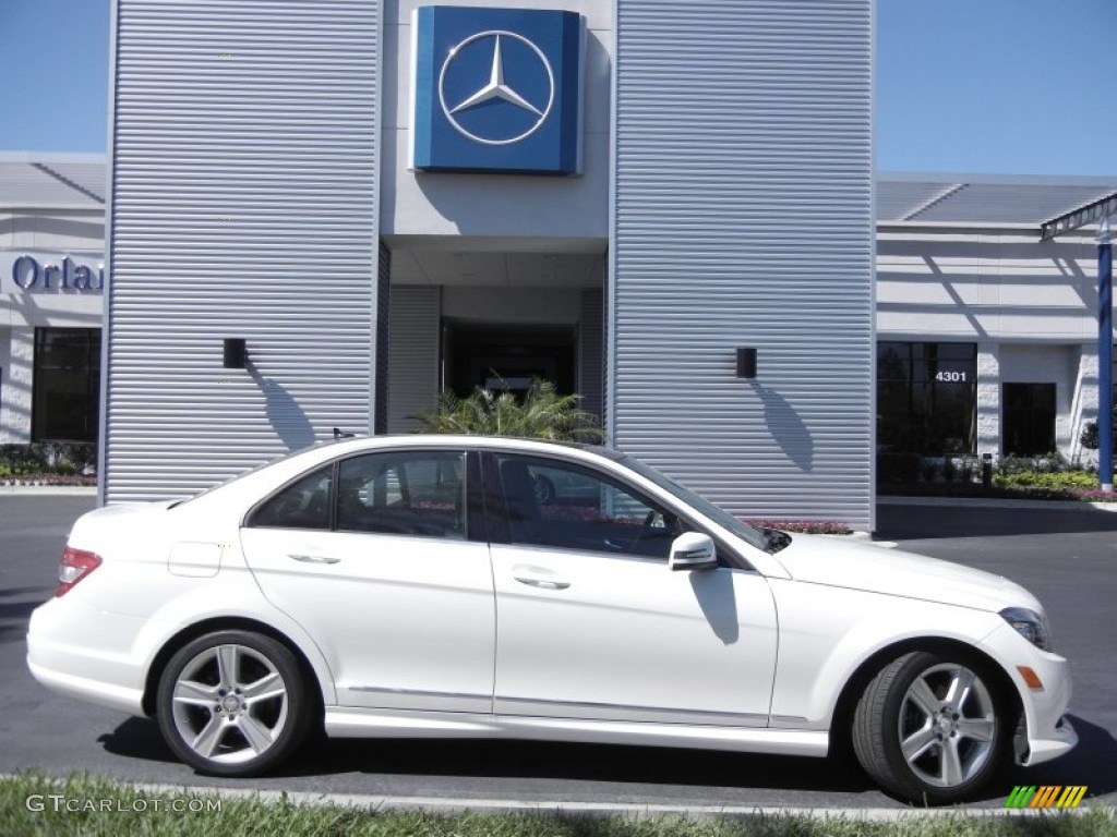 Arctic White 2011 Mercedes-Benz C 300 Sport Exterior Photo #61895690