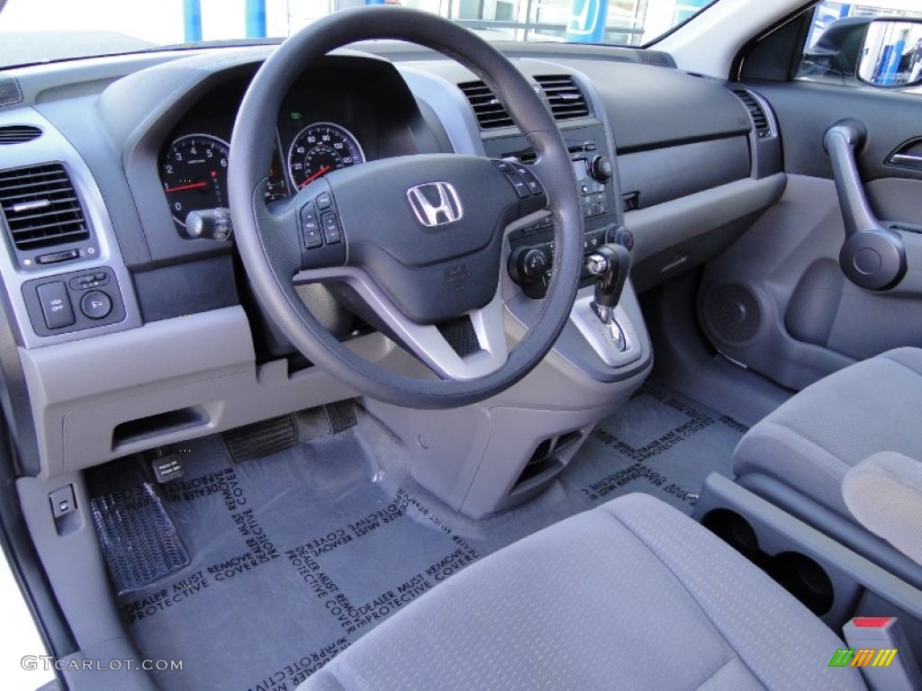 2009 CR-V EX - Taffeta White / Gray photo #11