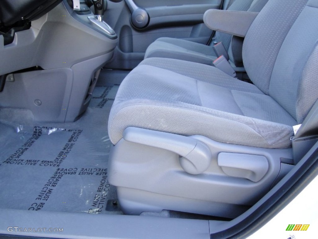 2009 CR-V EX - Taffeta White / Gray photo #13