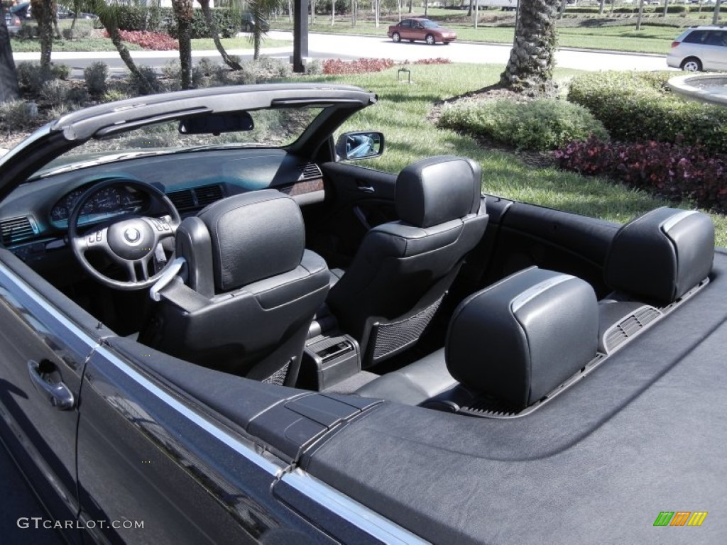 2003 3 Series 325i Convertible - Jet Black / Black photo #11