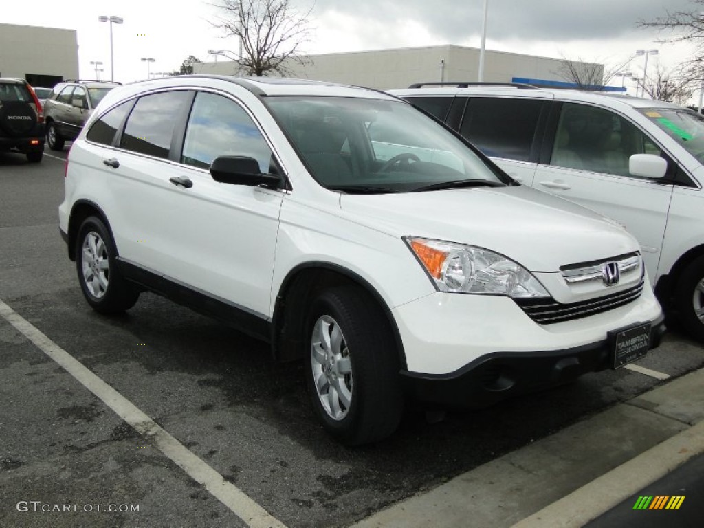 2009 CR-V EX - Taffeta White / Gray photo #39