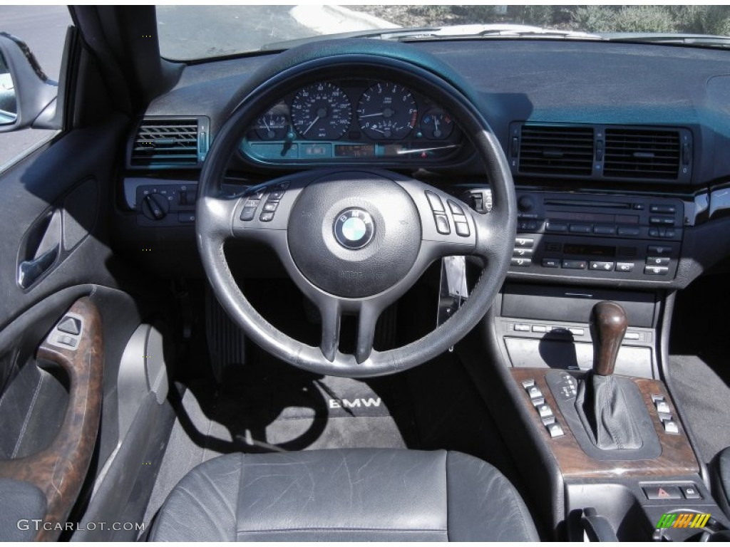 2003 3 Series 325i Convertible - Jet Black / Black photo #24