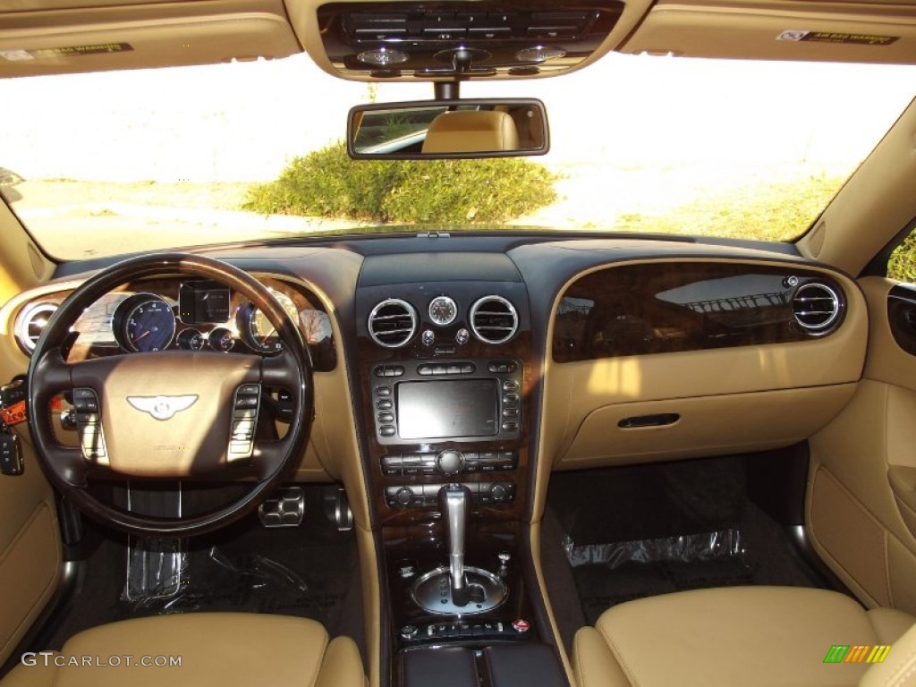 2006 Bentley Continental Flying Spur Standard Continental Flying Spur Model Saffron Dashboard Photo #61897971