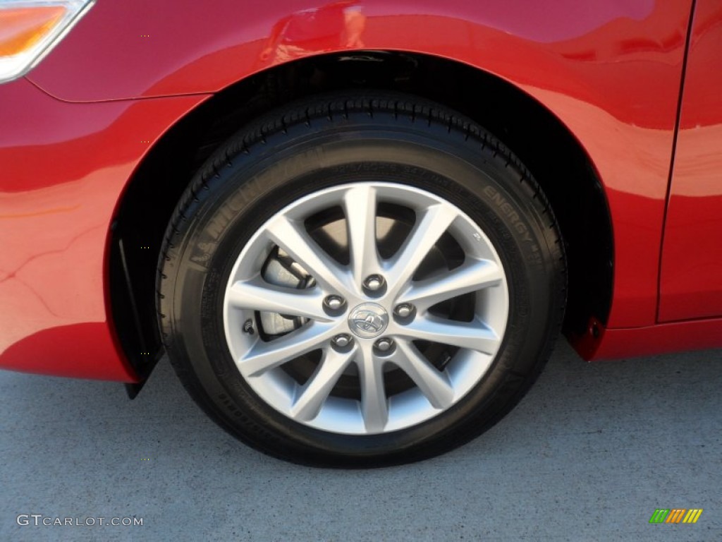 2011 Camry XLE V6 - Barcelona Red Metallic / Bisque photo #11