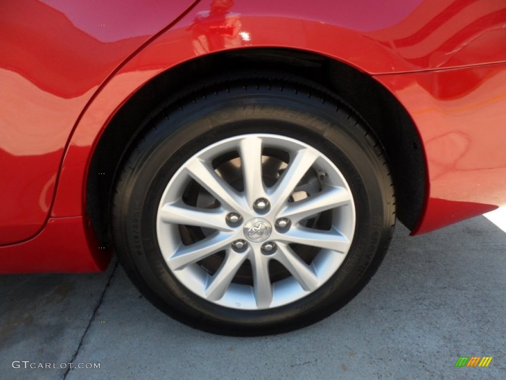 2011 Camry XLE V6 - Barcelona Red Metallic / Bisque photo #12