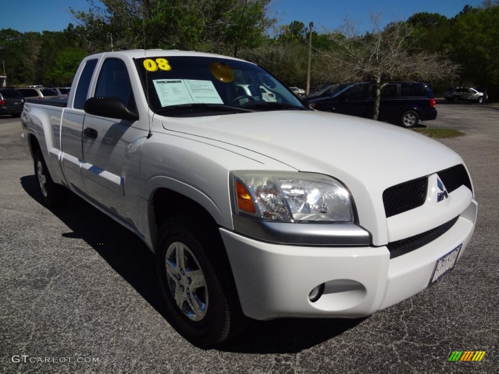 2008 Raider LS Extended Cab - Arctic White / Slate photo #10