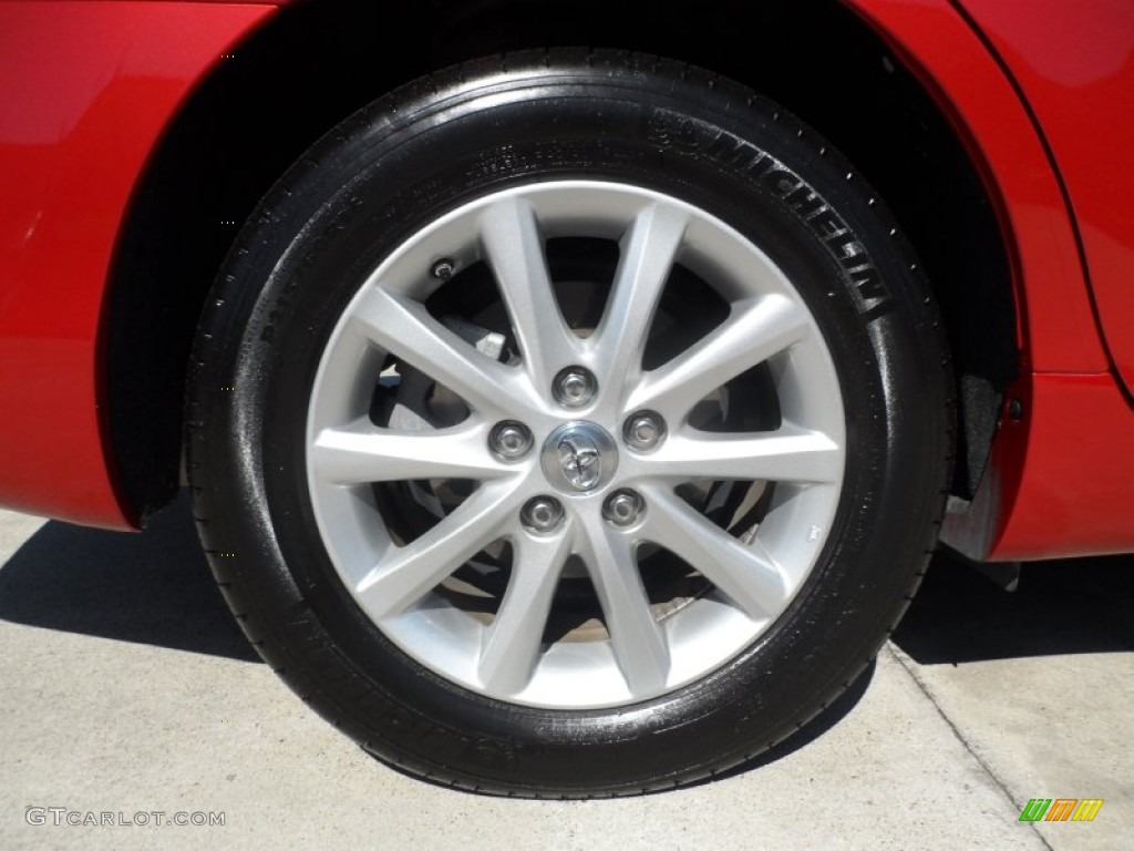 2011 Camry XLE V6 - Barcelona Red Metallic / Bisque photo #13