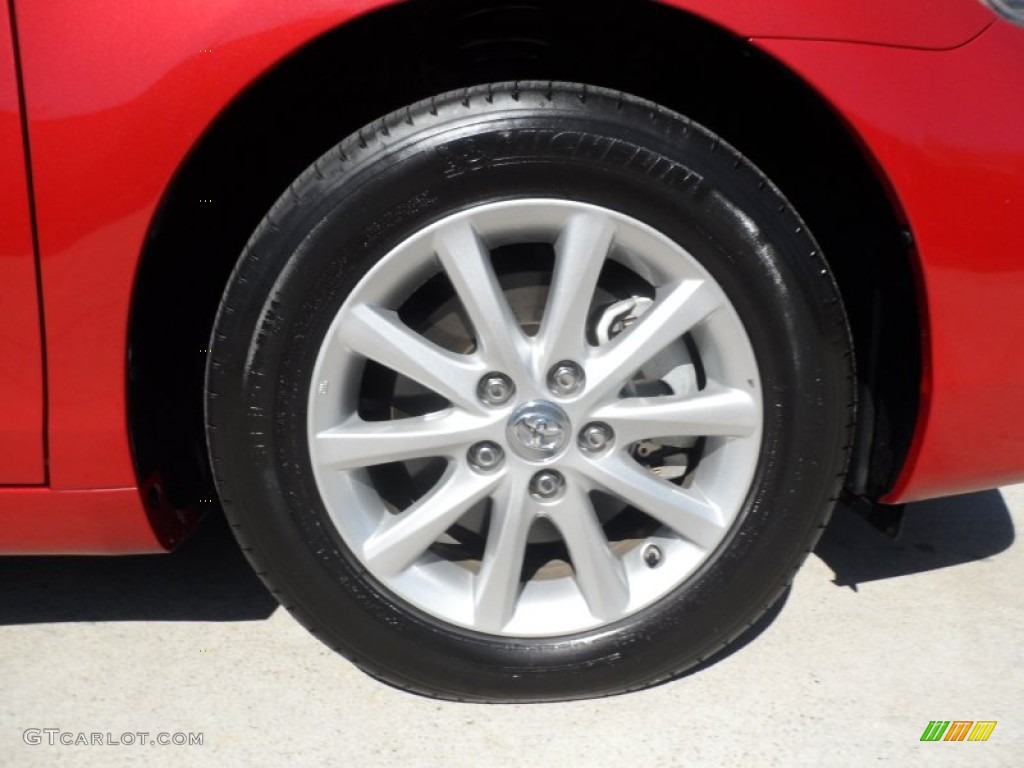 2011 Camry XLE V6 - Barcelona Red Metallic / Bisque photo #14