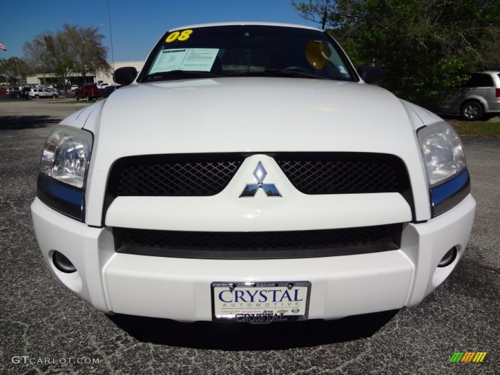 2008 Raider LS Extended Cab - Arctic White / Slate photo #13