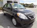 2012 Super Black Nissan Versa 1.6 SV Sedan  photo #10