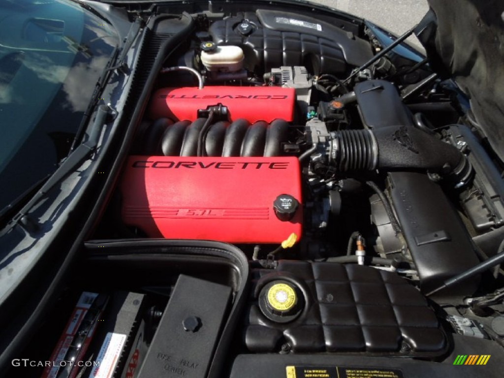 2003 Chevrolet Corvette Z06 5.7 Liter OHV 16 Valve LS6 V8 Engine Photo #61899852