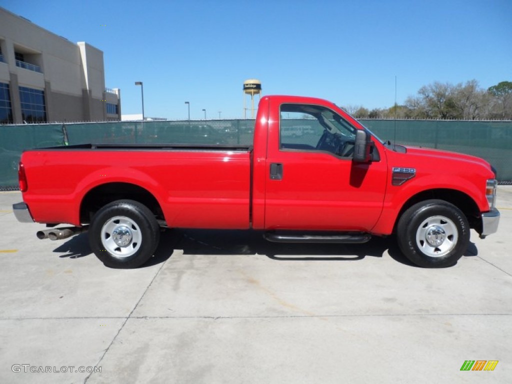 Red 2008 Ford F250 Super Duty XL Regular Cab Exterior Photo #61900098