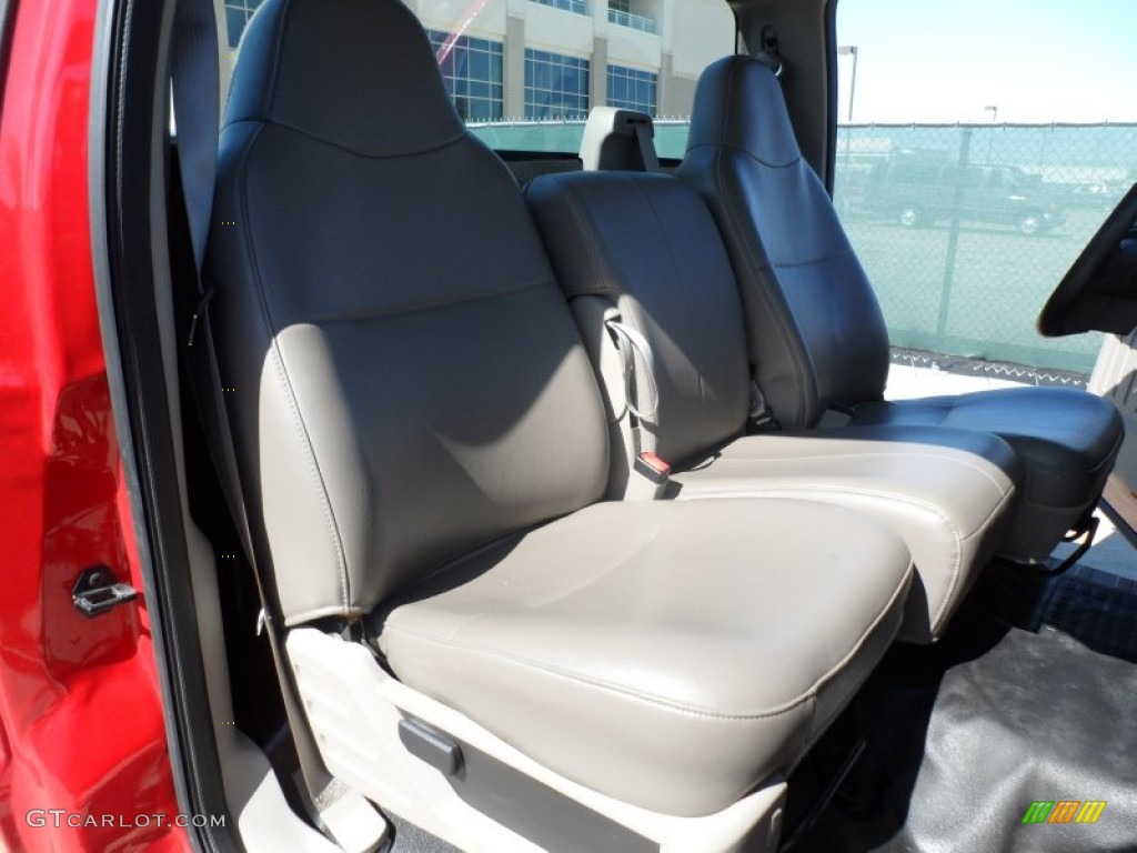 2008 F250 Super Duty XL Regular Cab - Red / Medium Stone photo #23