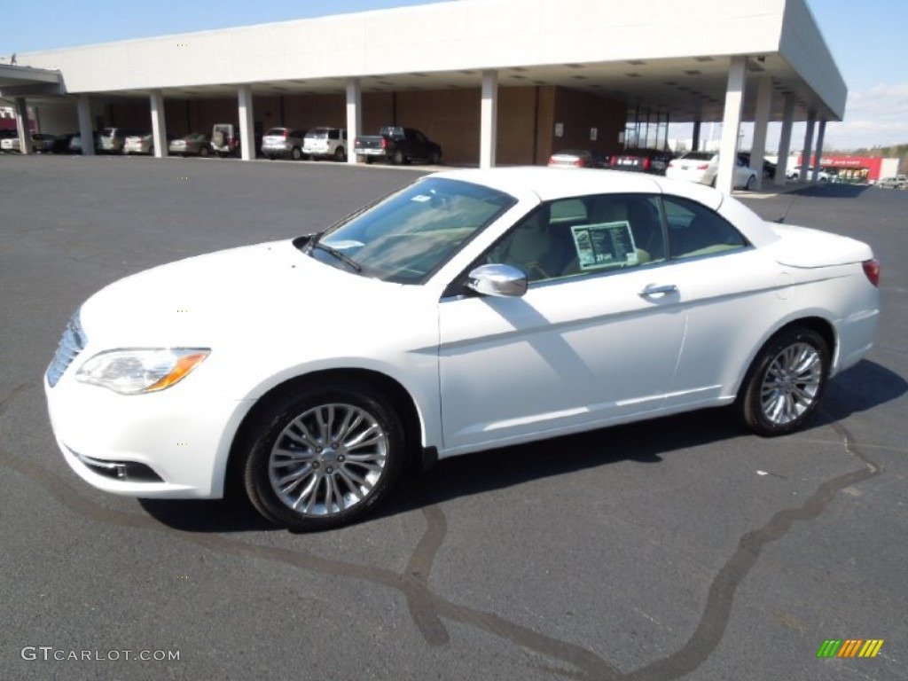 2012 200 Limited Hard Top Convertible - Bright White / Black/Light Frost photo #1