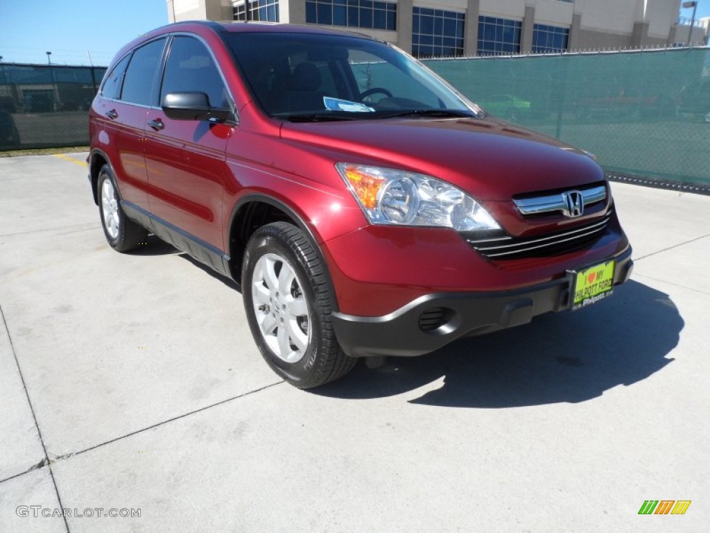 2008 CR-V EX - Tango Red Pearl / Gray photo #1