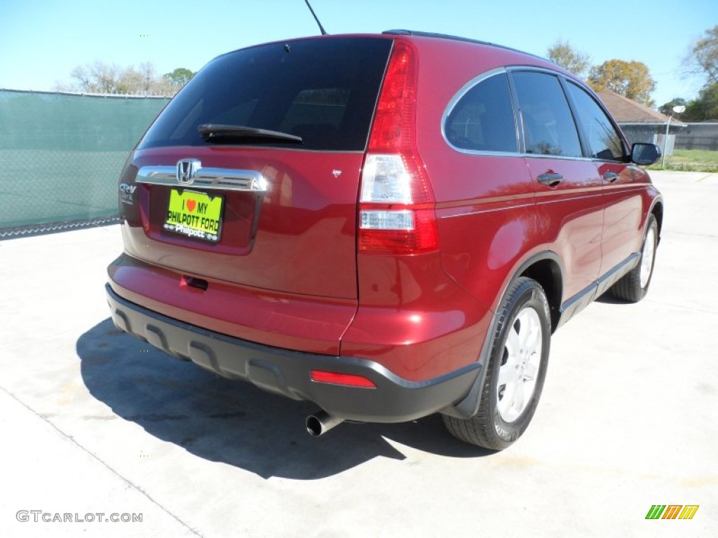 2008 CR-V EX - Tango Red Pearl / Gray photo #3