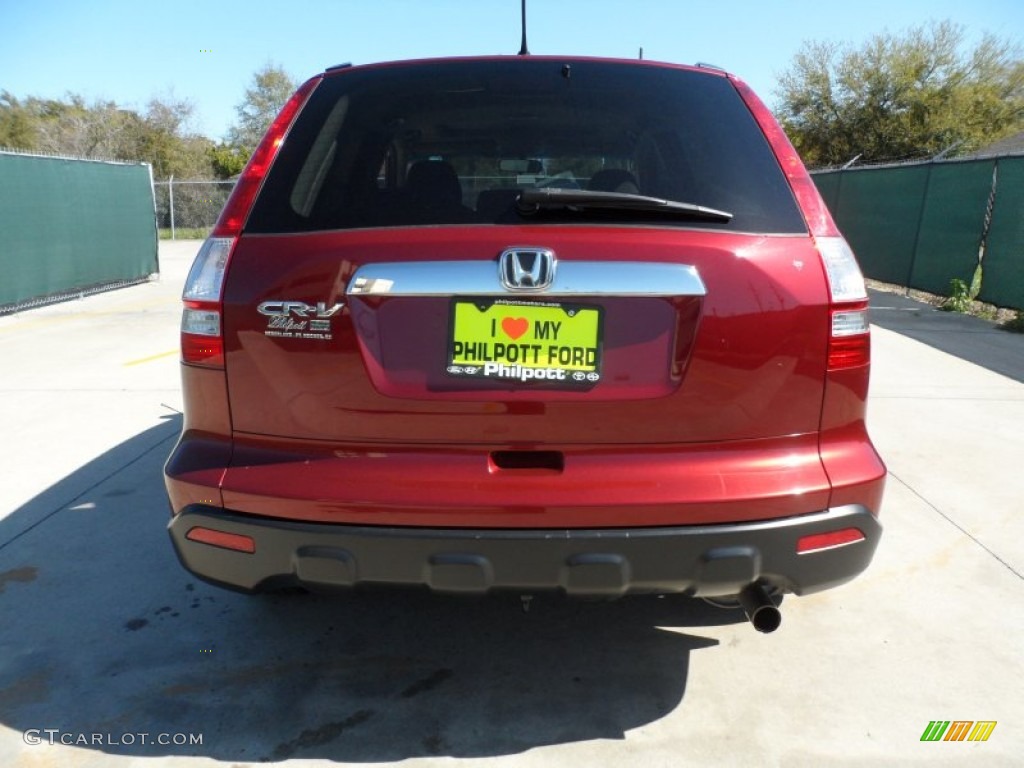 2008 CR-V EX - Tango Red Pearl / Gray photo #4