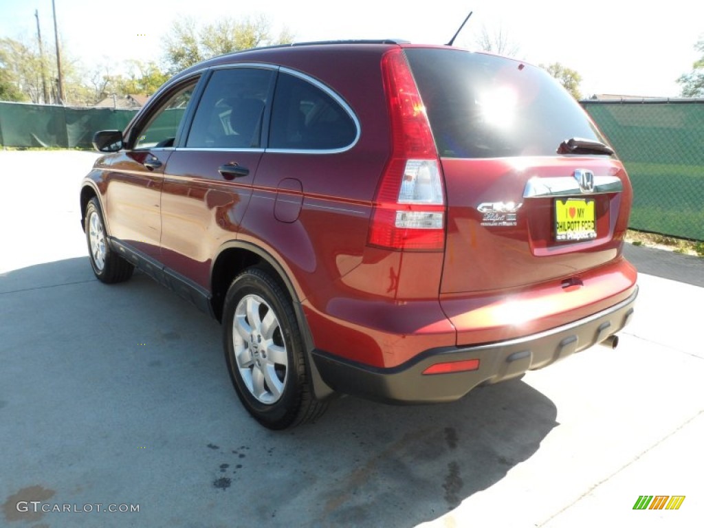 2008 CR-V EX - Tango Red Pearl / Gray photo #5