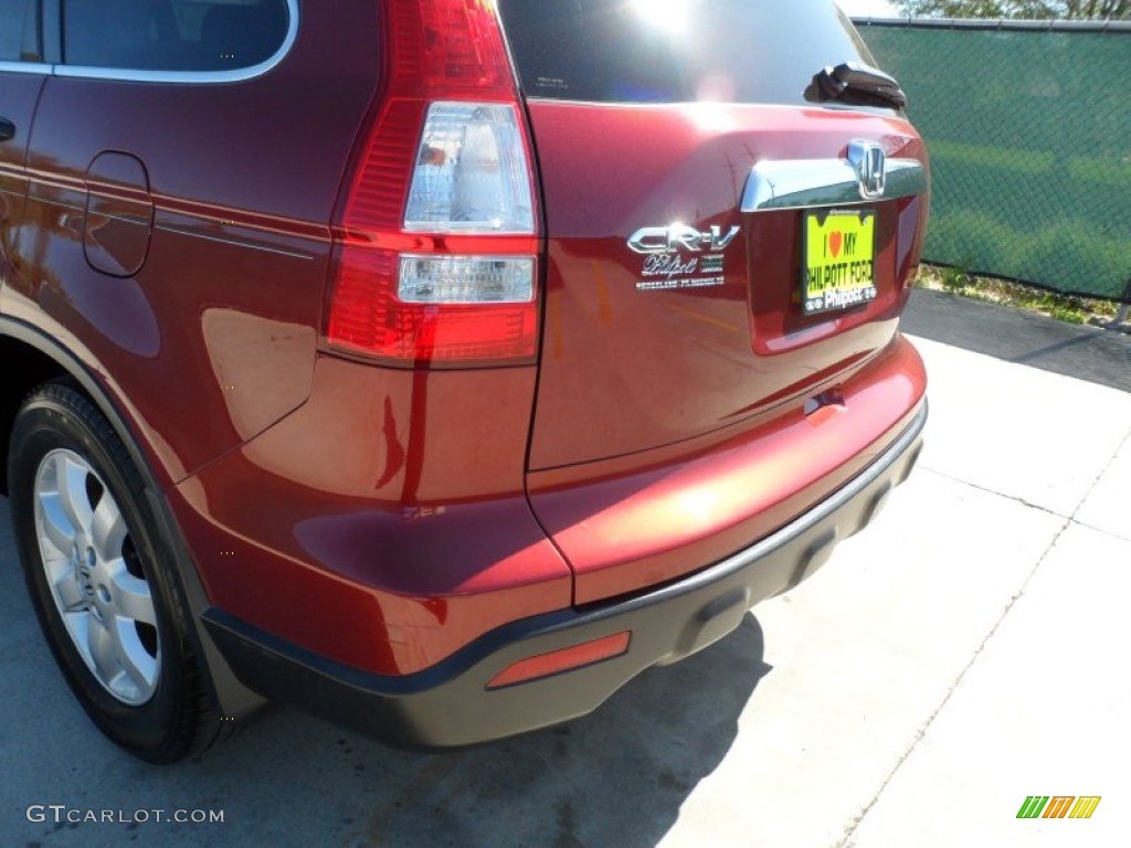 2008 CR-V EX - Tango Red Pearl / Gray photo #21