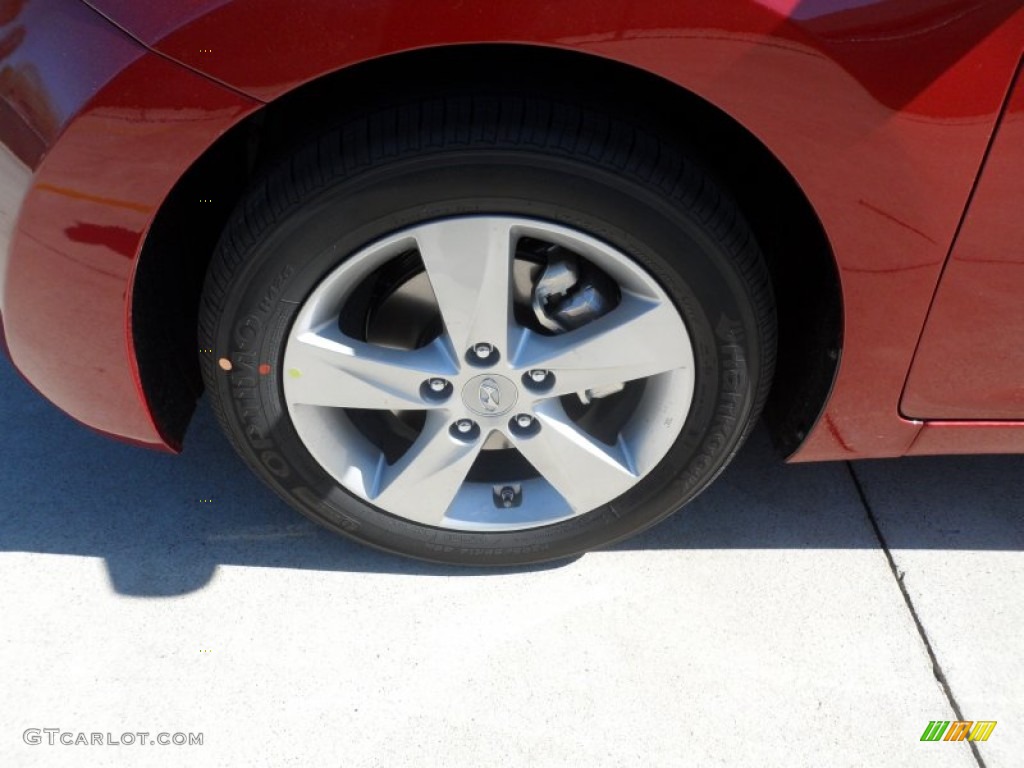 2012 Elantra GLS - Red Allure / Beige photo #11