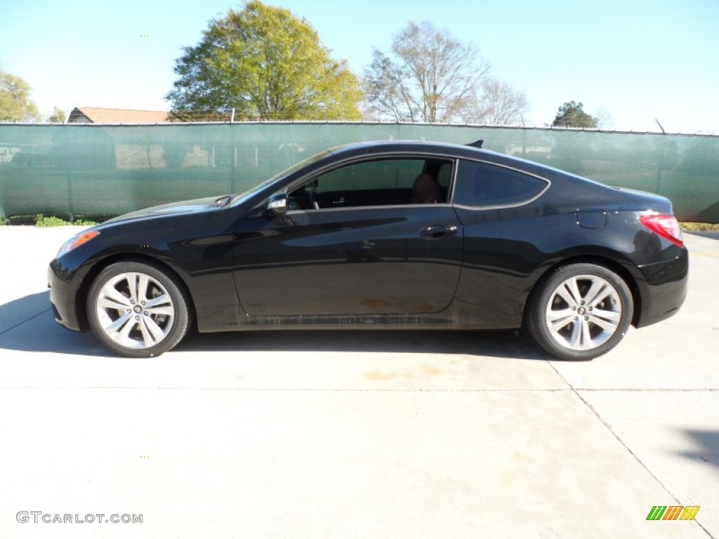 2012 Genesis Coupe 3.8 Grand Touring - Becketts Black / Brown Leather photo #6