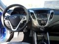 2012 Hyundai Veloster Gray Interior Dashboard Photo