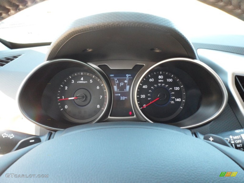 2012 Hyundai Veloster Standard Veloster Model Gauges Photo #61905297