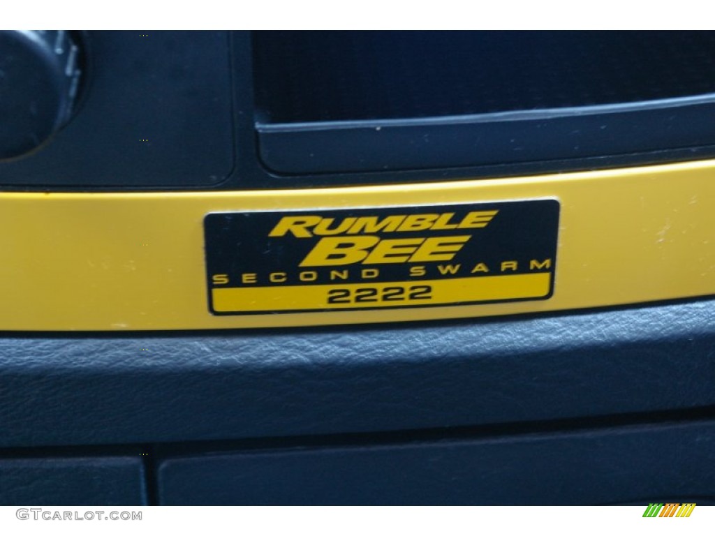 2005 Dodge Ram 1500 SLT Rumble Bee Regular Cab 4x4 Marks and Logos Photo #61906164