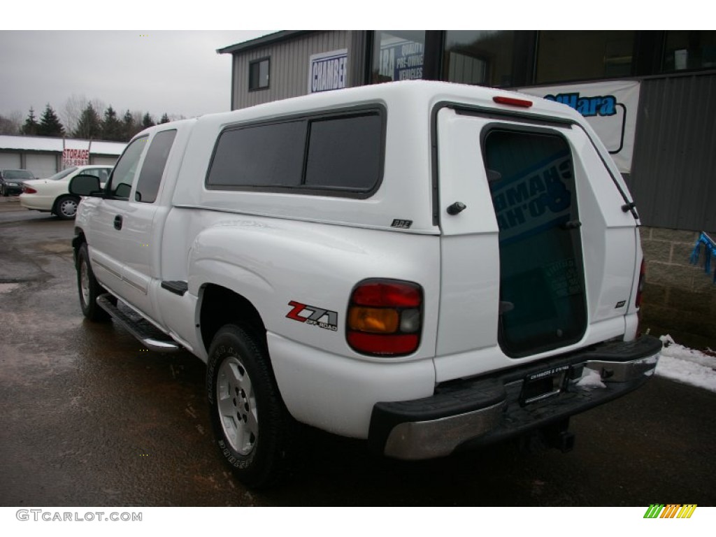 2005 Silverado 1500 Z71 Extended Cab 4x4 - Summit White / Dark Charcoal photo #15