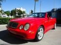 2000 Magma Red Mercedes-Benz CLK 430 Cabriolet  photo #3