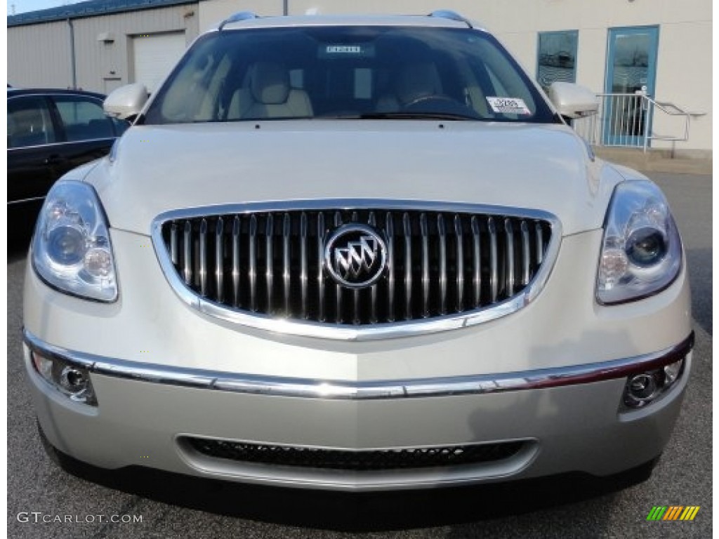 2012 Enclave AWD - White Diamond Tricoat / Cashmere photo #2