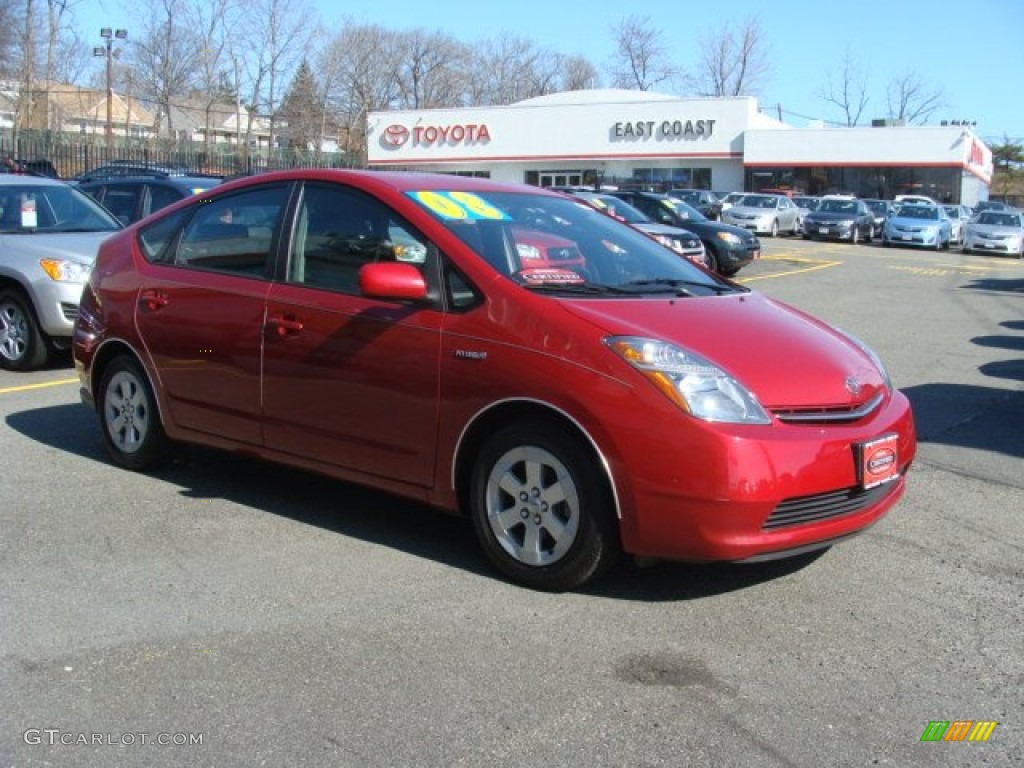 2008 Prius Hybrid - Barcelona Red Metallic / Gray photo #1