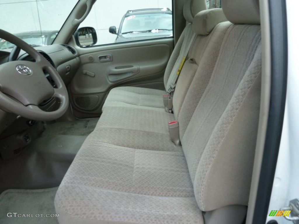Taupe Interior 2006 Toyota Tundra Regular Cab 4x4 Photo #61909261