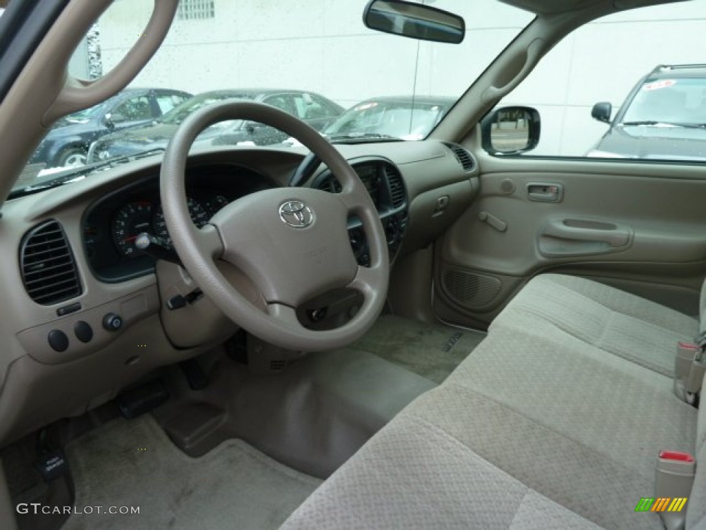 Taupe Interior 2006 Toyota Tundra Regular Cab 4x4 Photo #61909330