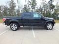 Tuxedo Black Metallic - F150 Lariat SuperCrew 4x4 Photo No. 2