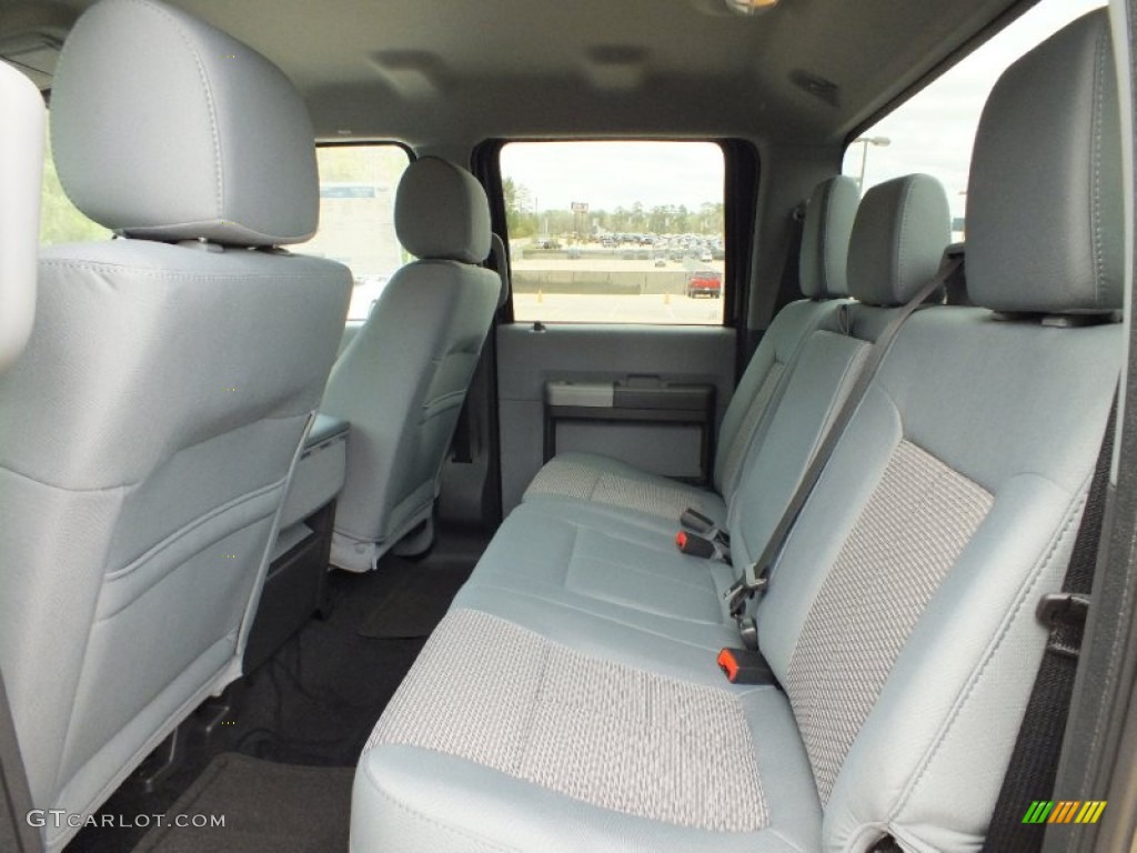 2012 Ford F250 Super Duty XLT Crew Cab Rear Seat Photo #61910090