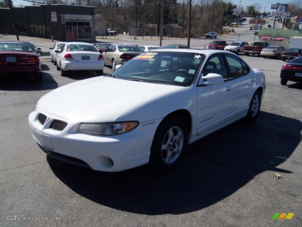 1999 Grand Prix GT Sedan - Arctic White / Graphite photo #3