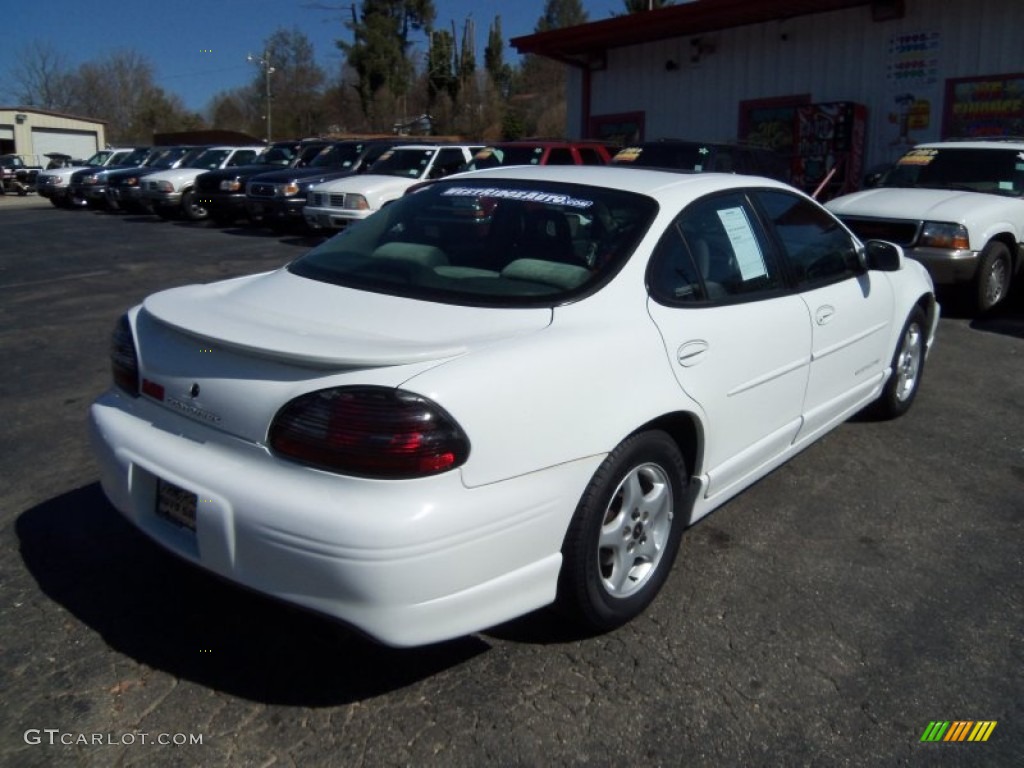 1999 Grand Prix GT Sedan - Arctic White / Graphite photo #7