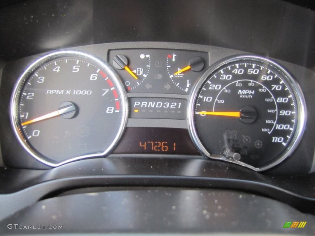 2008 GMC Canyon SLE Crew Cab 4x4 Gauges Photo #61912504